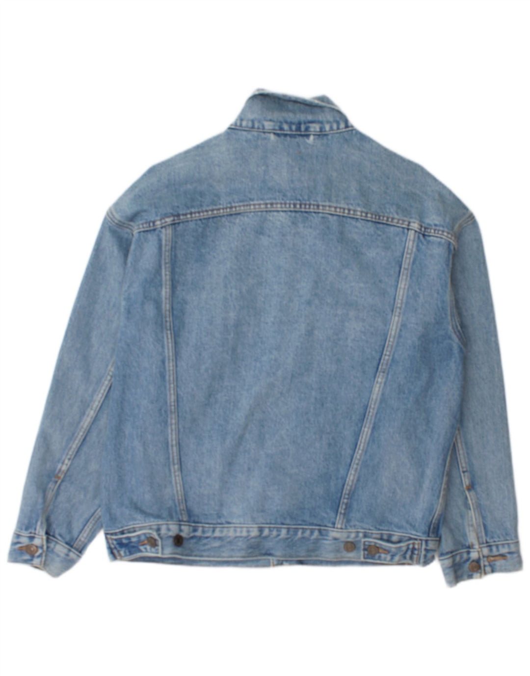 Jaqueta jeans masculina Levi's UK 34 XS azul algodão