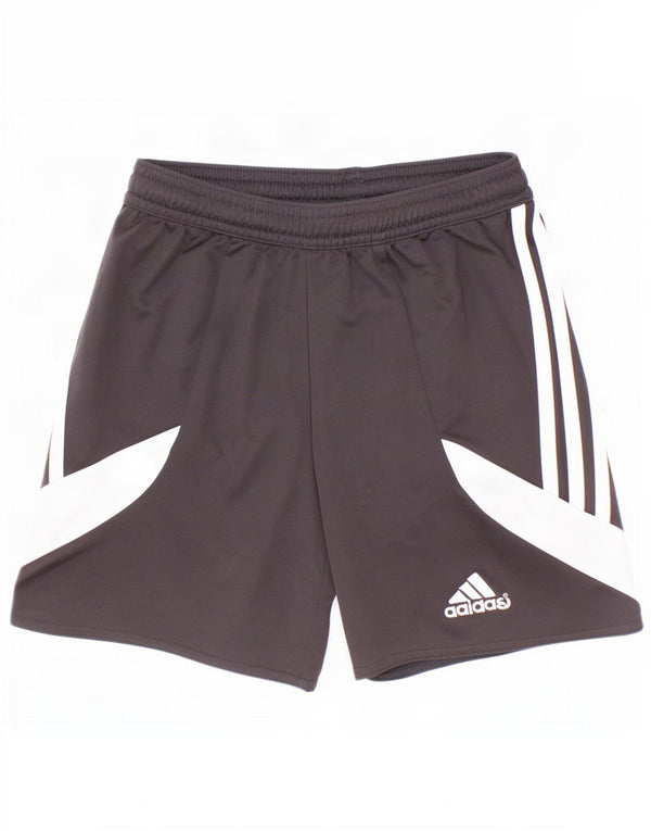 Adidas Meninos Climalite Sport Shorts 7-8 Anos Pequeno Preto Colorblock