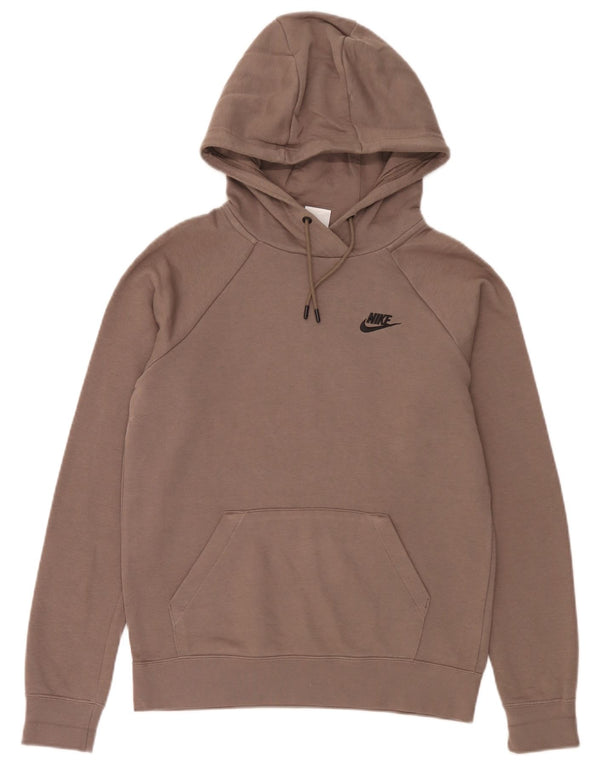 Jumper com capuz Nike feminino oversized UK 6 XS cinza algodão