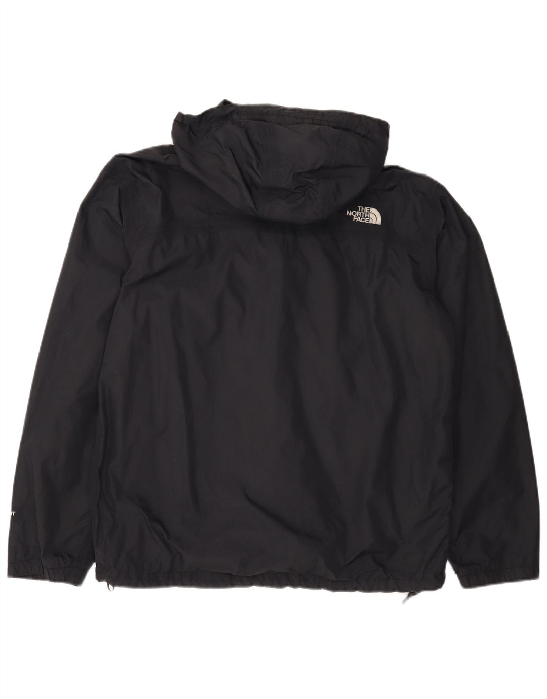 Jaqueta de chuva com capuz The North Face Mens Hyvent Reino Unido 38 Médio Preto Nylon