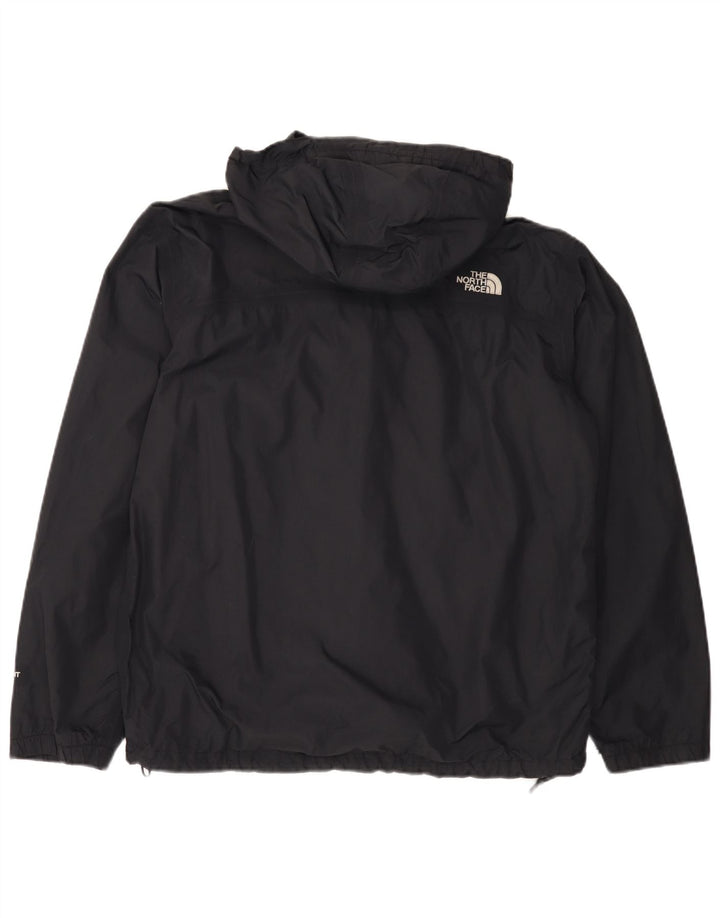 Jaqueta de chuva com capuz The North Face Mens Hyvent Reino Unido 38 Médio Preto Nylon