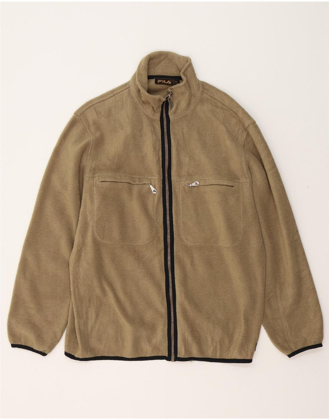 Jaqueta de lã masculina FILA UK 40 grande bege