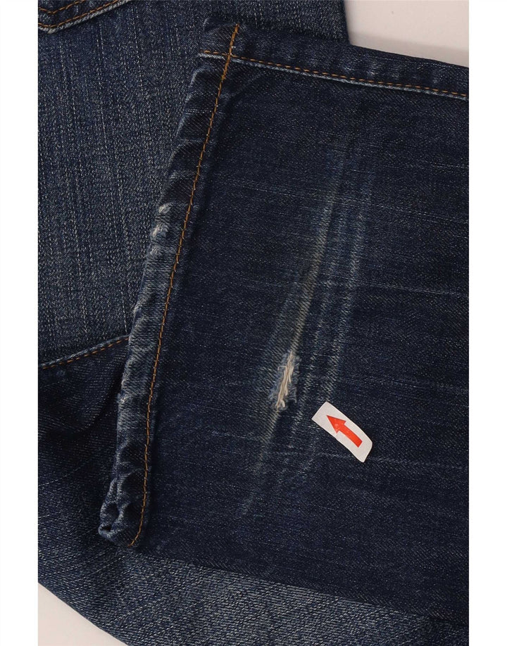 Levi's Masculino 501 Straight Jeans W34 L32 Azul Algodão