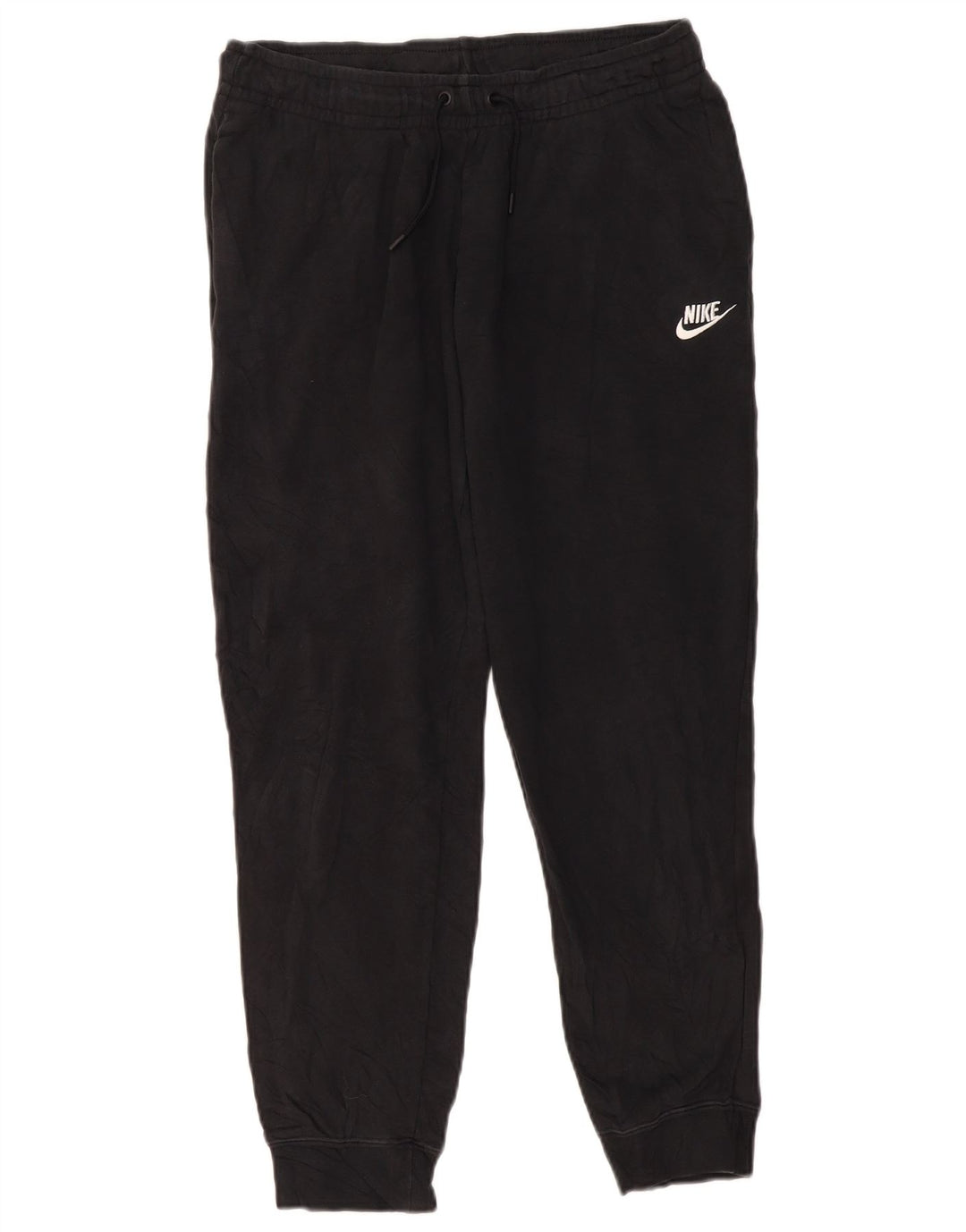 Calça de treino feminina Nike Joggers UK 14 médio preto algodão