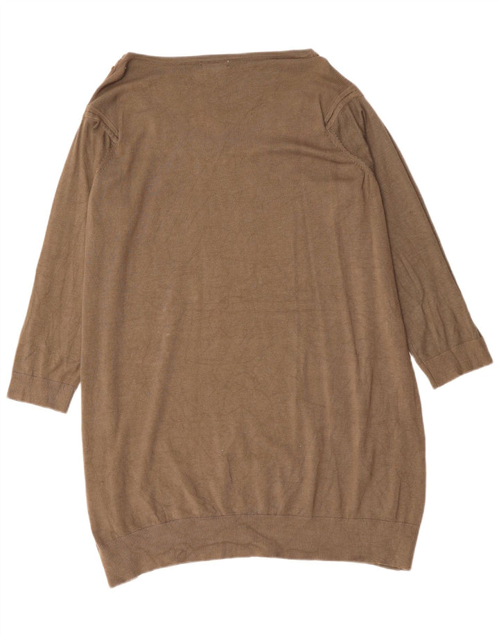 Vestido feminino Autograph Jumper da MARKS & SPENCER Reino Unido 18 XL Viscose cinza