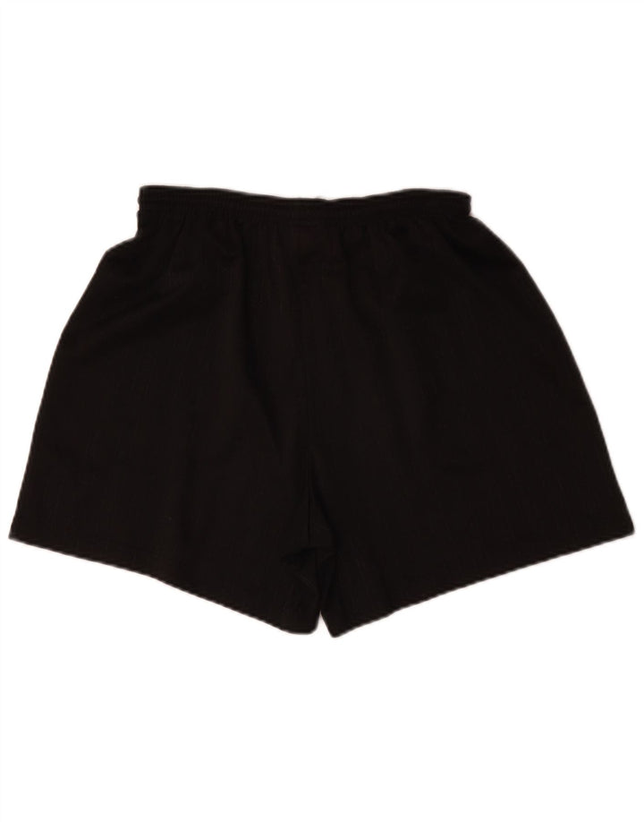 Umbro Mens Sport Shorts Grande Poliéster Listrado Preto