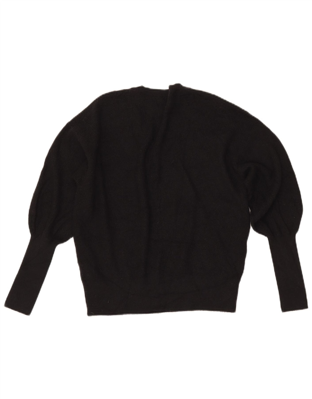 MARKS & SPENCER Suéter feminino curto com decote em V Reino Unido 10 pequeno preto