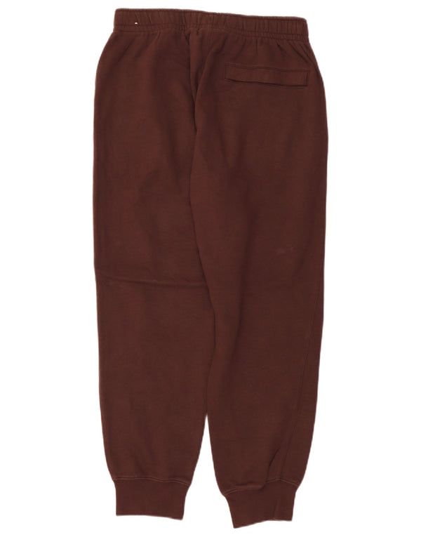 Calça de treino feminina Nike Joggers UK 10 pequeno algodão marrom