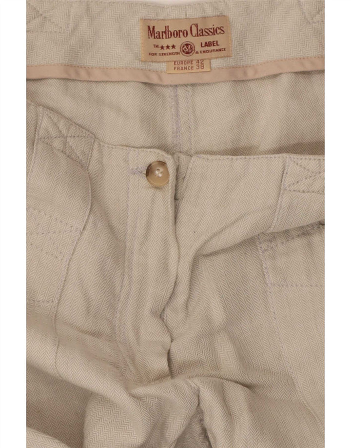 Calça cargo feminina Marlboro Classics EU 42 grande W30 L30 bege
