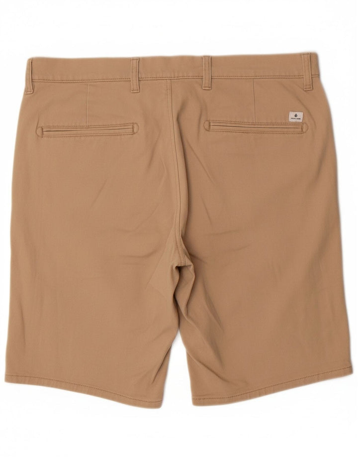 JACK & JONES Mens Regular Fit Chino Shorts XL W38 Algodão Bege