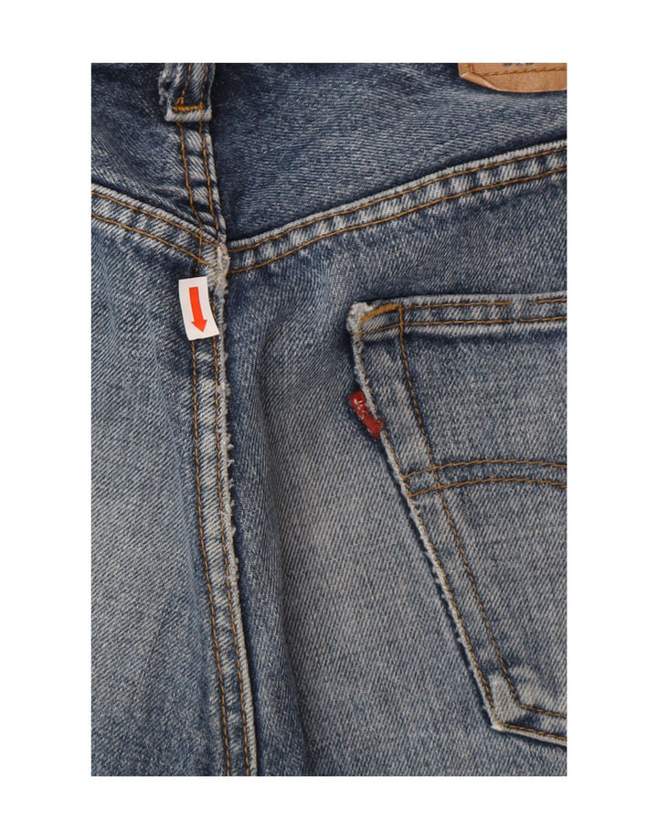 LEVI'S Mens 501 Shorts Jeans W34 Grande Algodão Azul