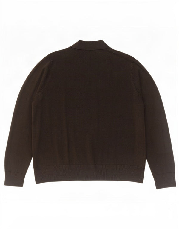 Suéter cardigã aberto feminino Marks & Spencer Reino Unido 18 XL preto acrílico