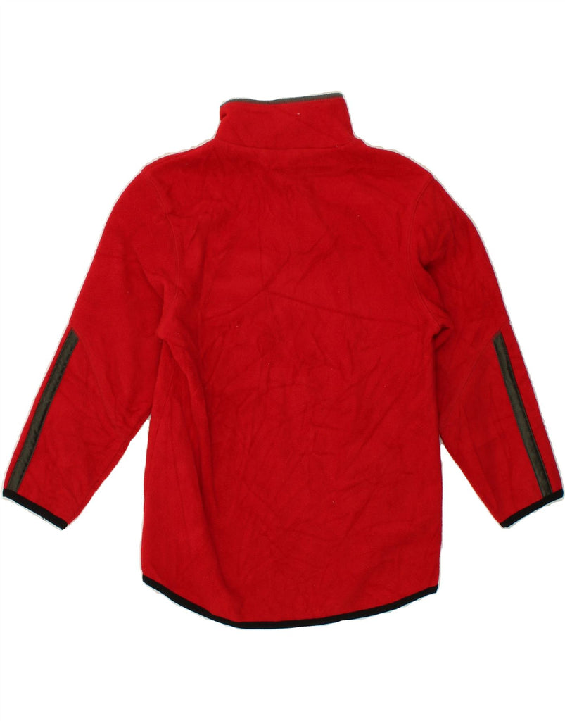 OLD NAVY Boys Fleece Jumper 10-11 Years Medium Red Polyester Vintage Old Navy and Second-Hand Old Navy from Messina Hembry 