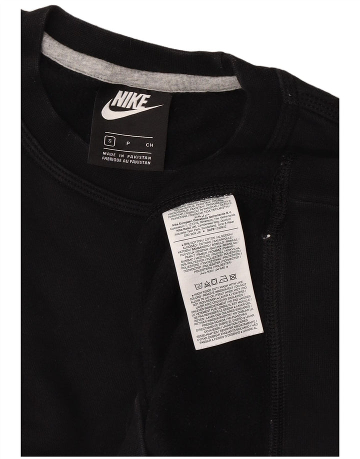 Nike moletom masculino jumper pequeno algodão preto