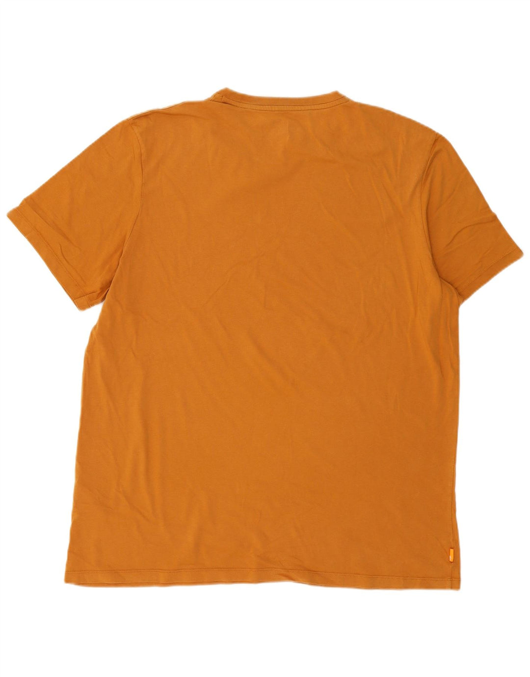 Camiseta masculina Timberland Regular Fit Regular Fit Graphic Top 2XL Logotipo Laranja