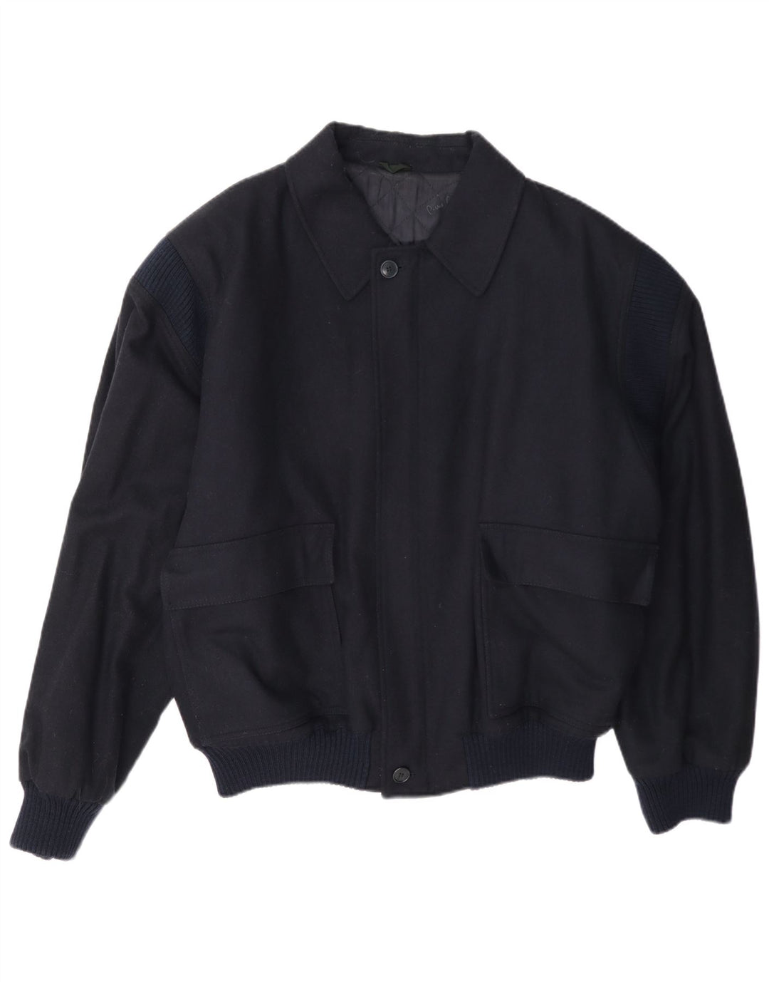 Jaqueta bomber masculina Pierre Cardin Reino Unido 42 XL azul marinho
