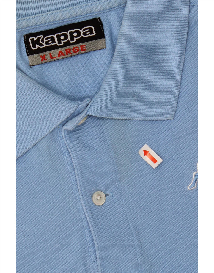 Camisa polo masculina KAPPA XL algodão azul