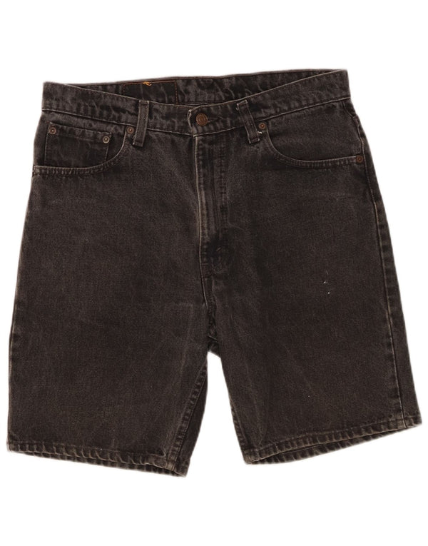 Shorts jeans masculino 550 relaxado Levi's W34 grande algodão cinza