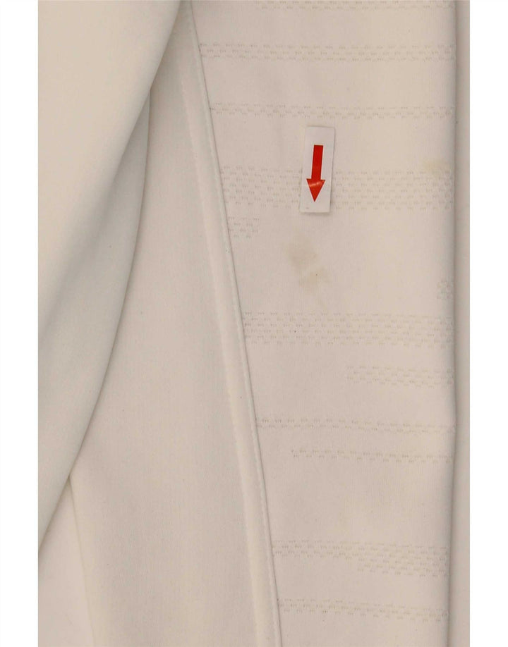 Jaqueta Nike Feminina Therma-Fit Tracksuit UK 12 Médio Poliéster Branco