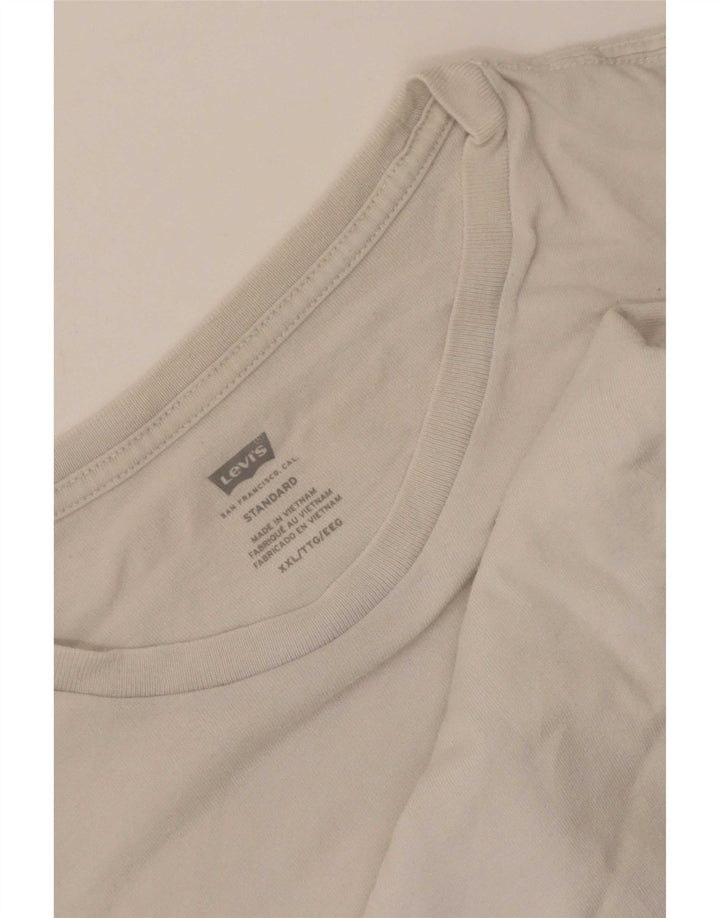 Camiseta masculina padrão Levi's 2XL branca