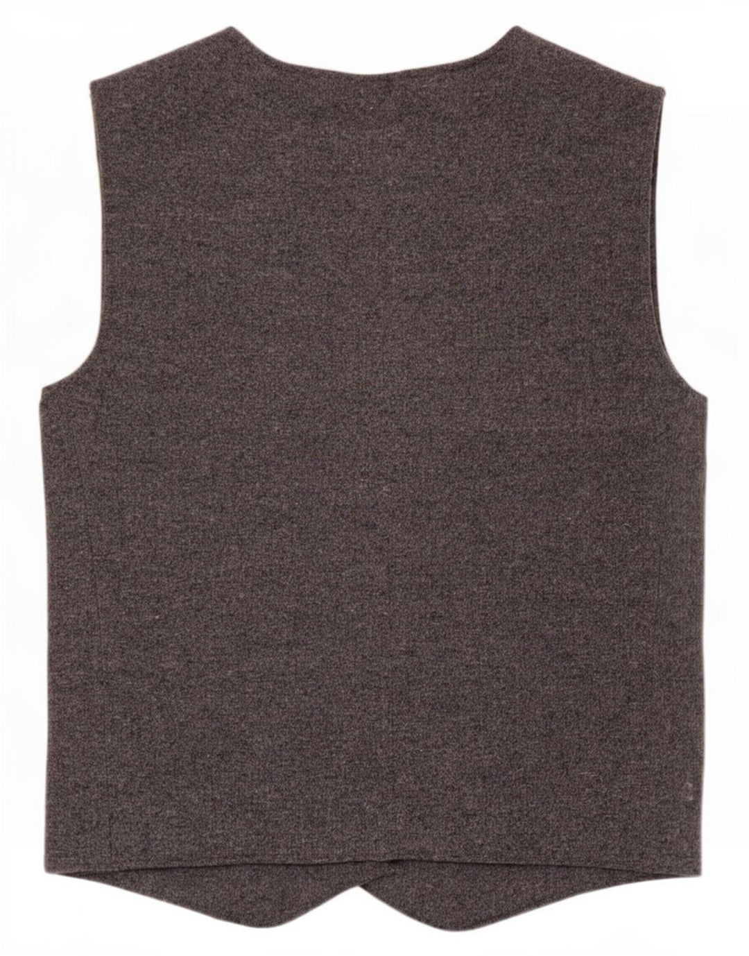 Zara Colete feminino de malha UK 12 poliéster cinza médio