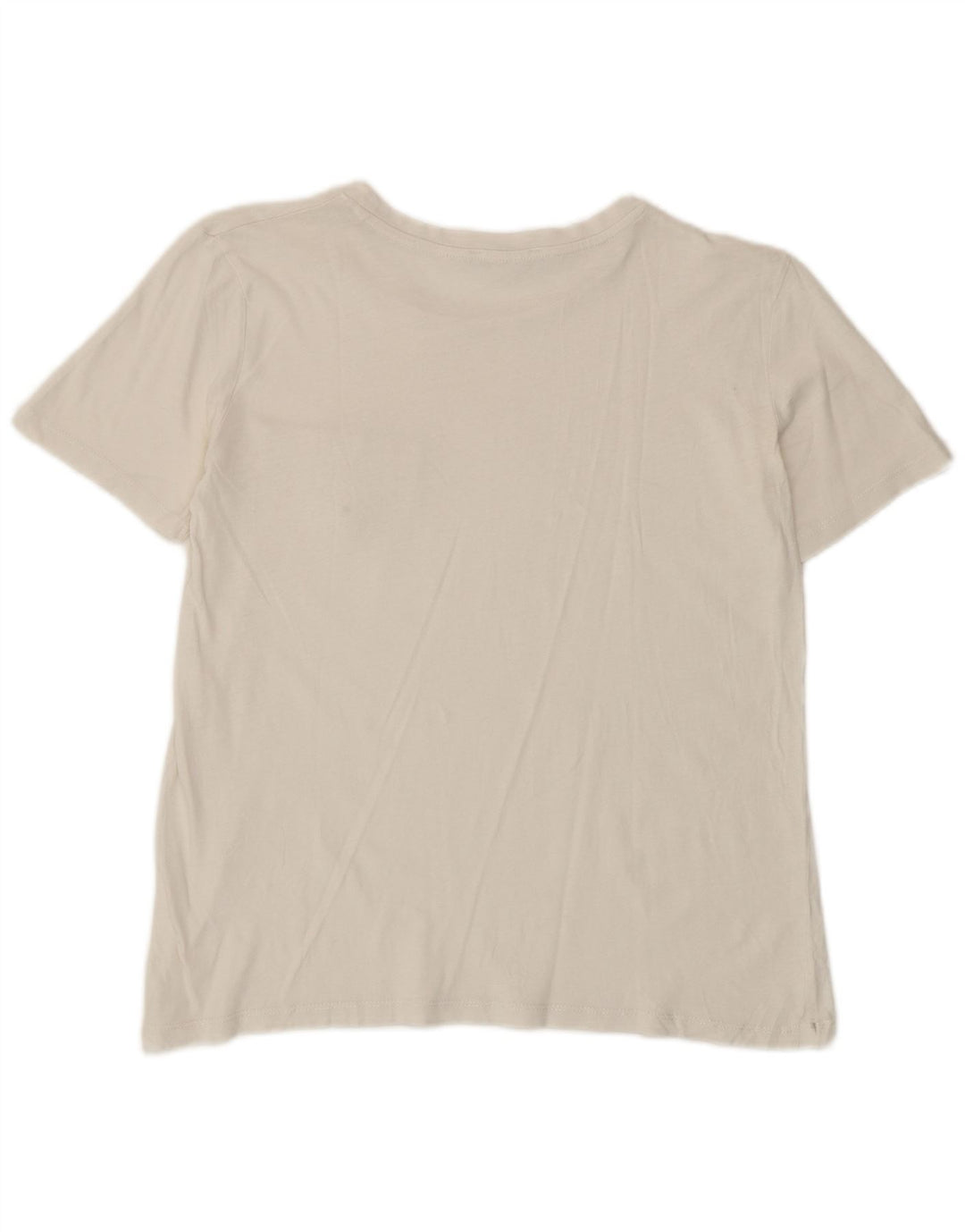 Camiseta feminina Zara Top UK 10 pequena branca