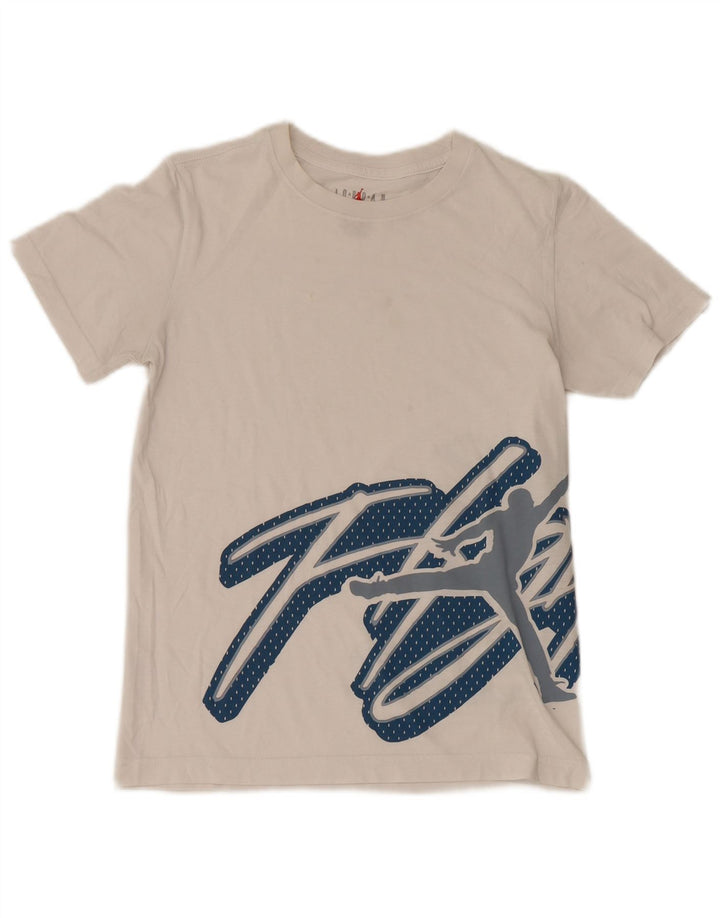 Camiseta Jordan Boys Graphic Top 12-13 Anos Grande Branco