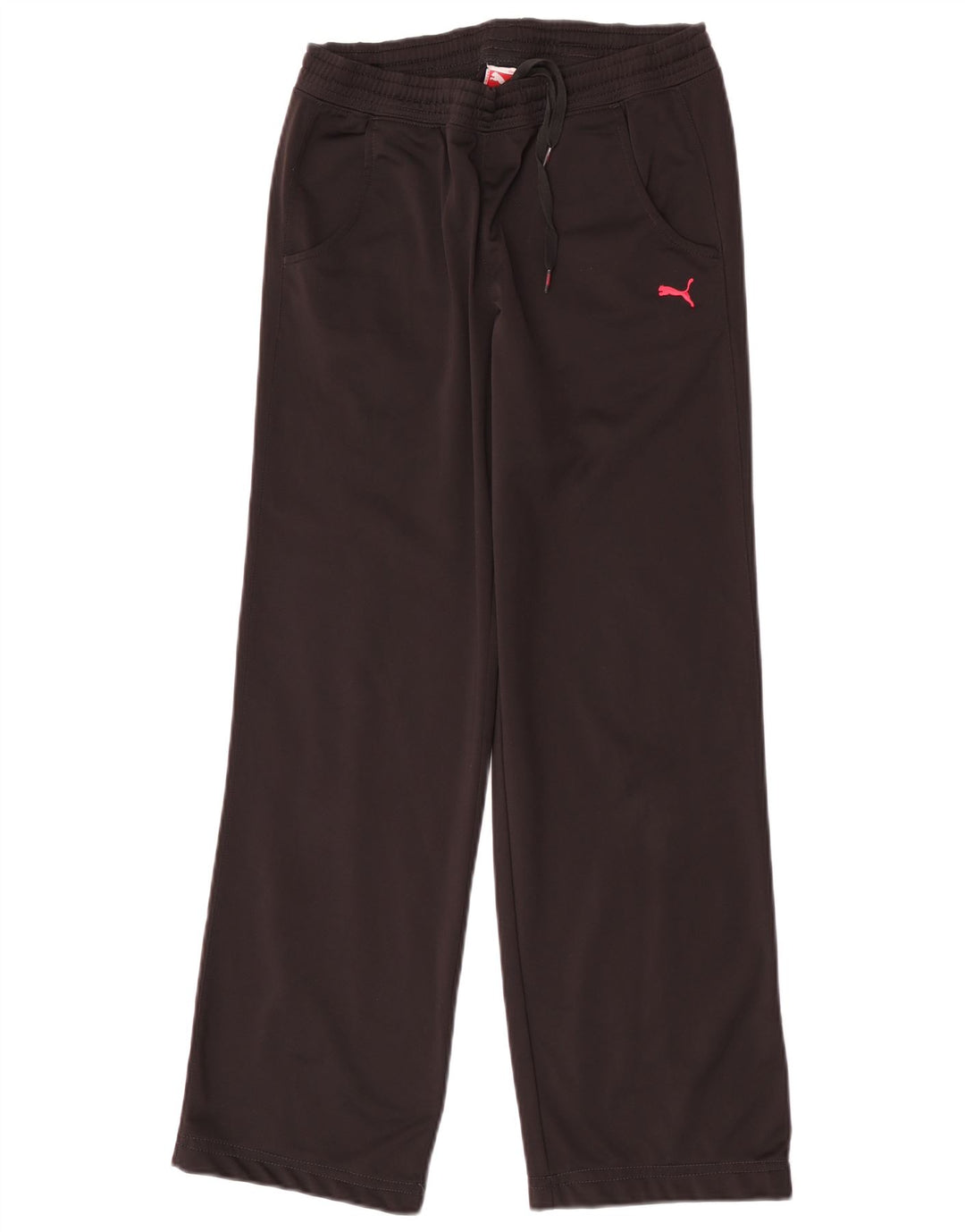 Calça de treino feminina Puma UK 10 pequena poliéster preto