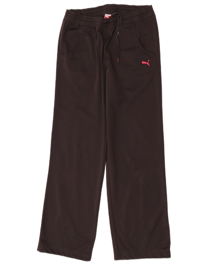 Calça de treino feminina Puma UK 10 pequena poliéster preto