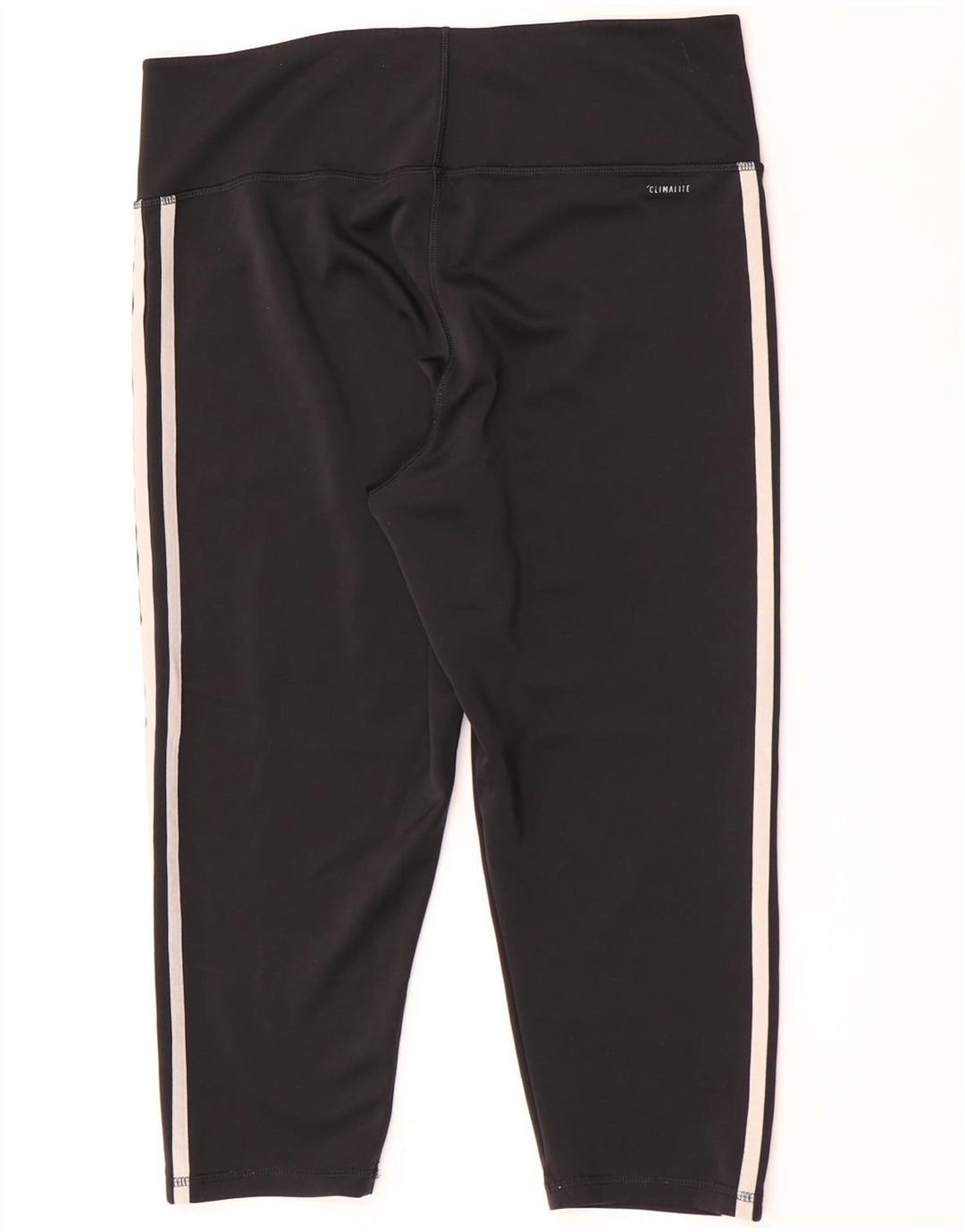Adidas Womens Climalite Capri Leggings UK 16/18 Grande Preto Poliéster
