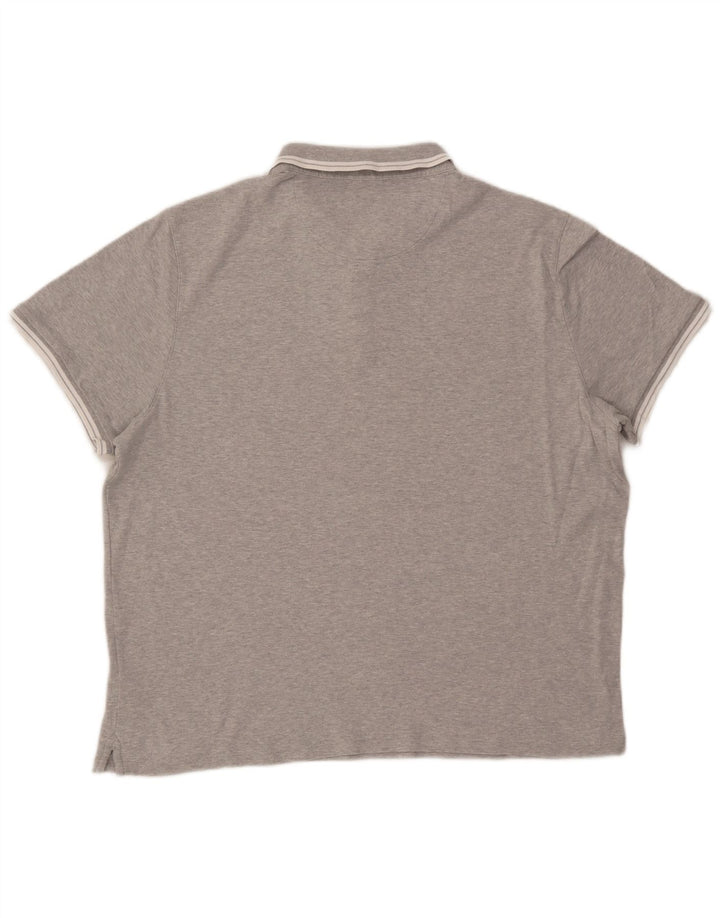 Camisa polo masculina Michael Kors 2XL algodão cinza