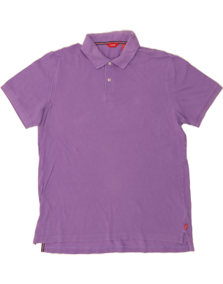 IZOD Mens Polo Shirt XL Purple Cotton Vintage Izod and Second-Hand Izod from Messina Hembry 