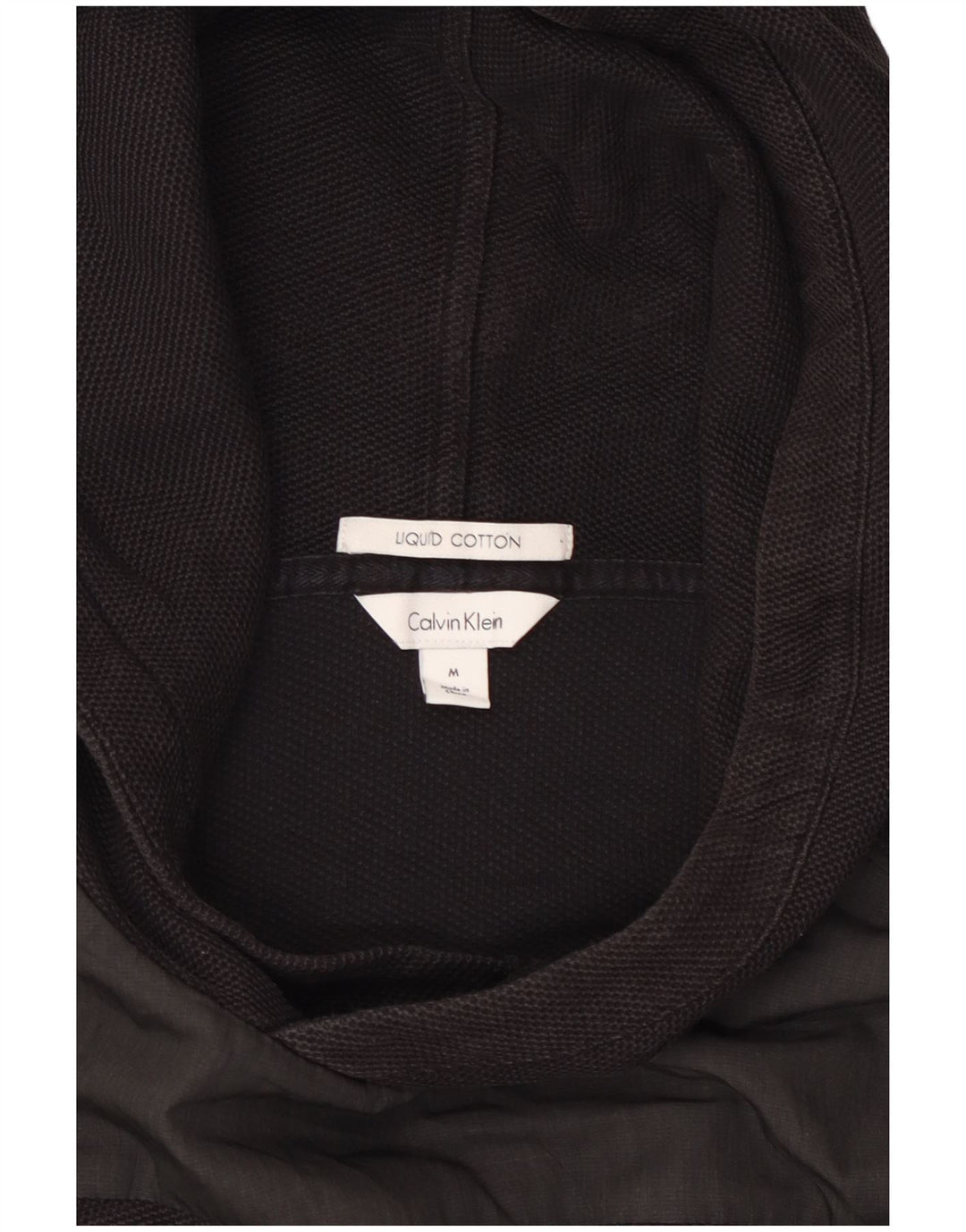 Calvin Klein moletom com capuz masculino médio preto colorblock