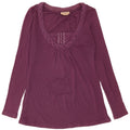 Top feminino Marlboro Classics manga comprida UK 14 grande roxo