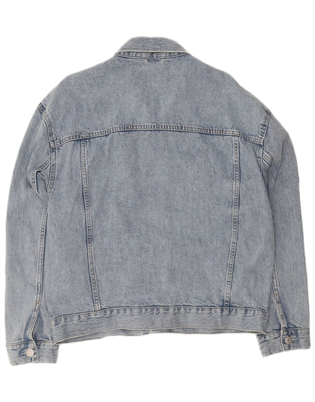 C&A Jaqueta jeans masculina oversized UK 40 grande algodão azul