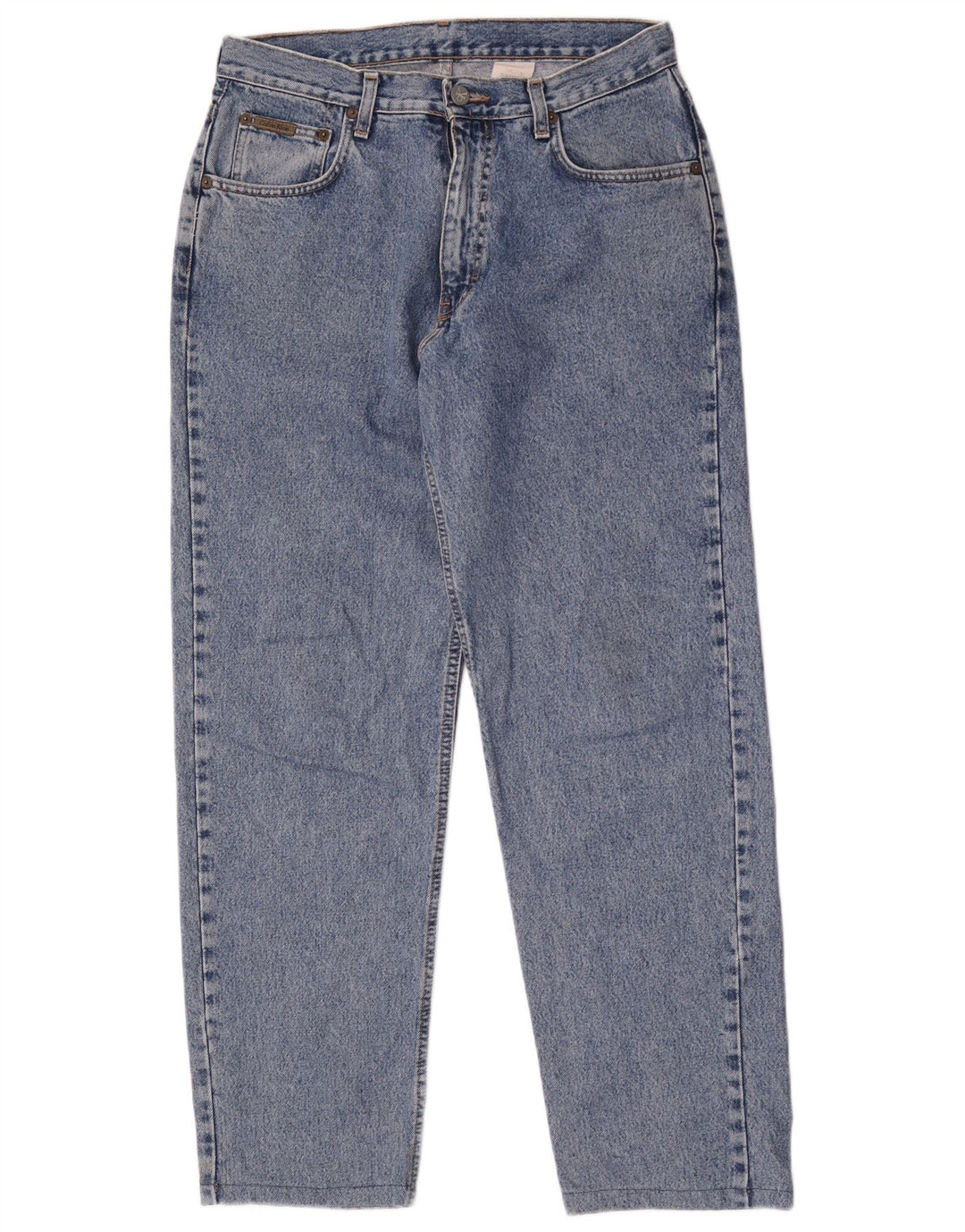 Calvin Klein Calça jeans masculina cônica W30 L30 algodão azul