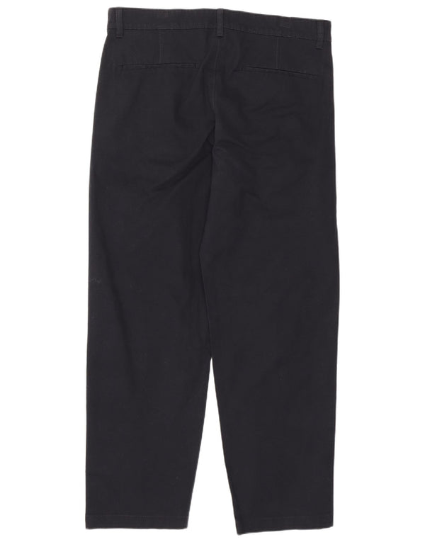 Calça Chino Masculina Marks & Spencer Pegged Médio W34 L29 Azul Marinho