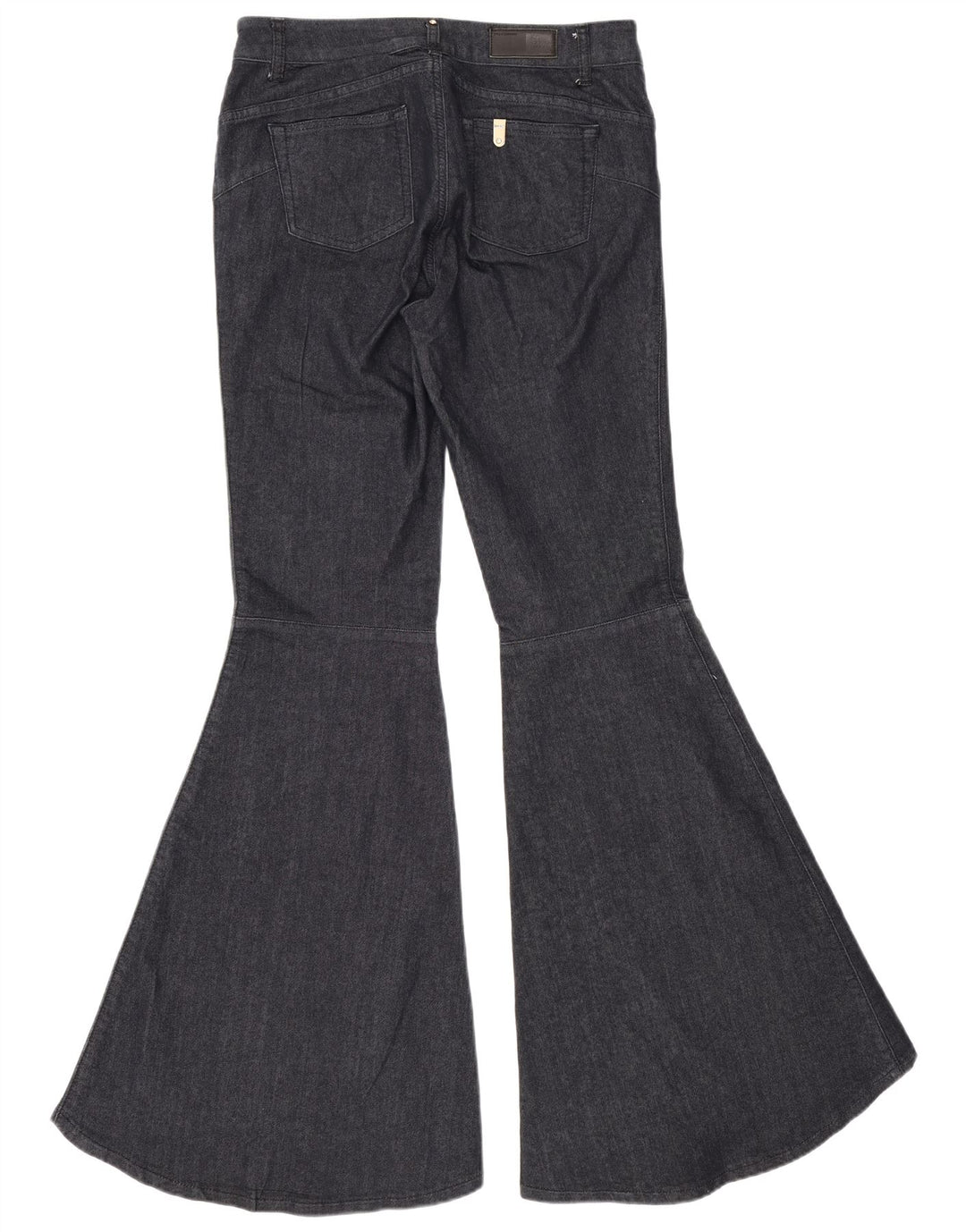 Liu Jo Calça jeans feminina larga W32 L35 azul marinho