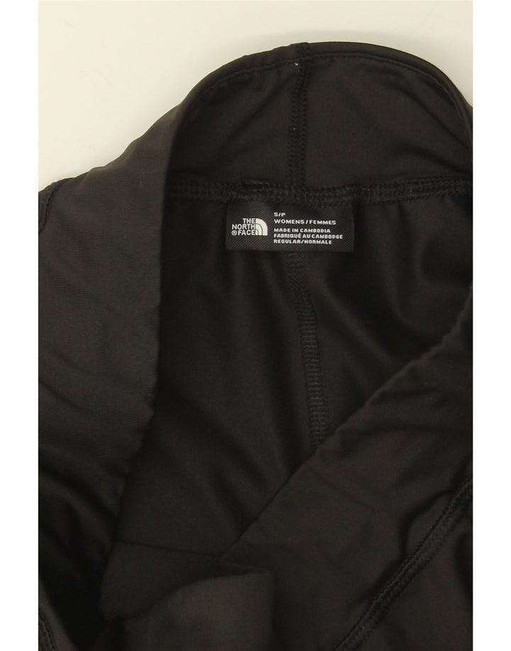 Shorts esportivos gráficos femininos The North Face UK 8 pequeno poliéster preto
