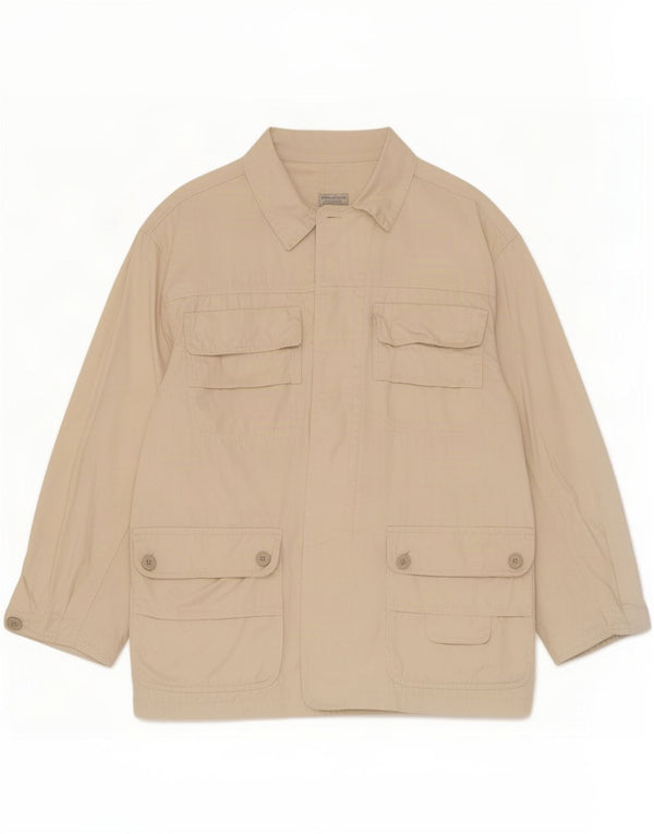 Jaqueta utilitária masculina POP 84 UK 40 grande bege