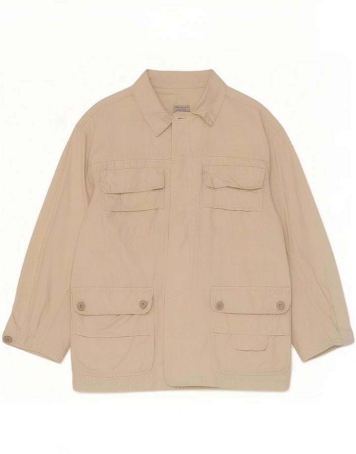 Jaqueta utilitária masculina POP 84 UK 40 grande bege