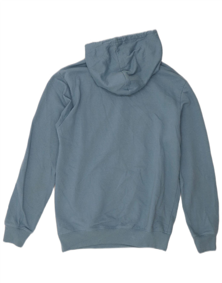 Volcom moletom com capuz masculino pequeno algodão azul