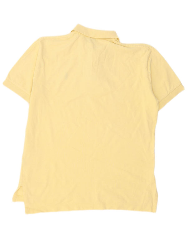 Polo Ralph Lauren Camisa masculina de algodão amarelo médio