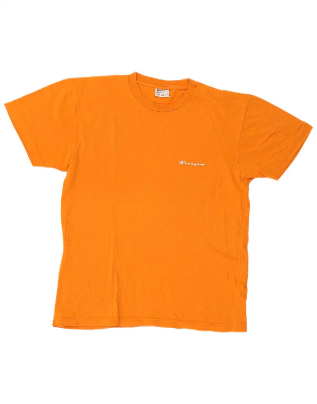 Camiseta masculina Champion grande algodão laranja