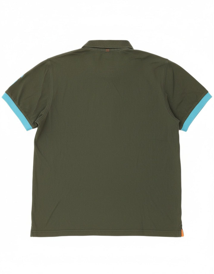 Camisa pólo gráfica masculina SUN68 3XL verde