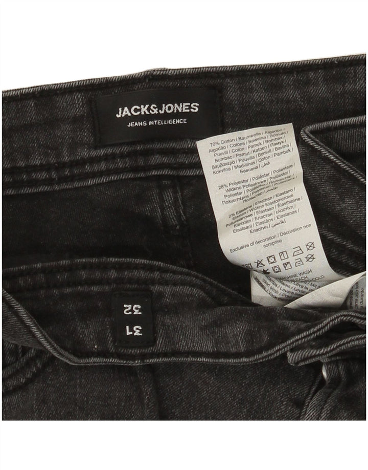 Jeans masculinos Jack & Jones Slim W31 L32 algodão cinza
