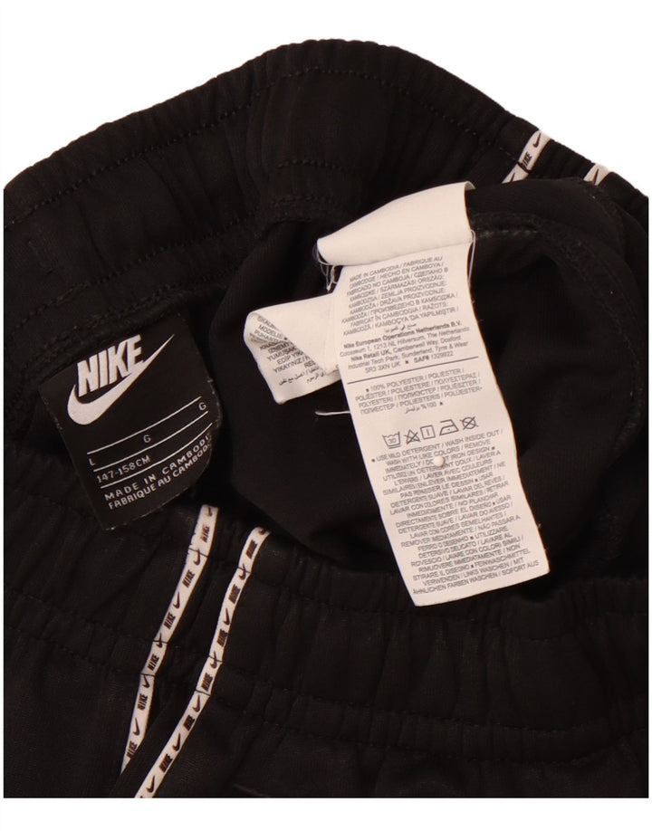 Shorts esportivos gráficos NIKE para meninos 12-13 anos, grande, preto, poliéster