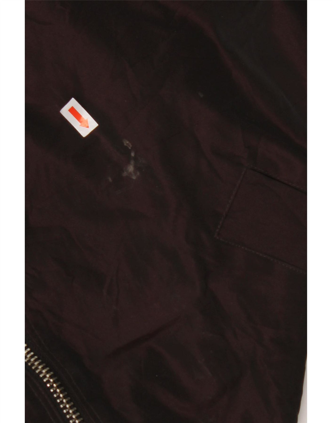 Jaqueta bomber feminina com capuz grande CALVIN KLEIN Reino Unido 14 Médio Borgonha