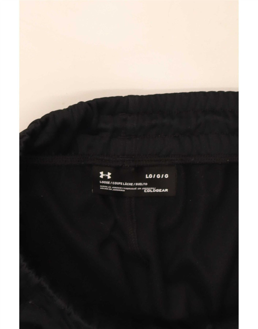 Under Armour Mens Cold Gear Calças de treino Joggers grandes pretos