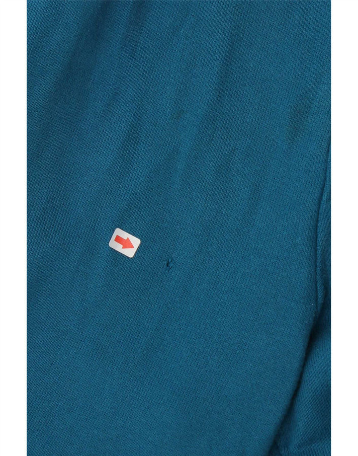 Calça de treino masculina Nike Joggers médio azul colorblock algodão